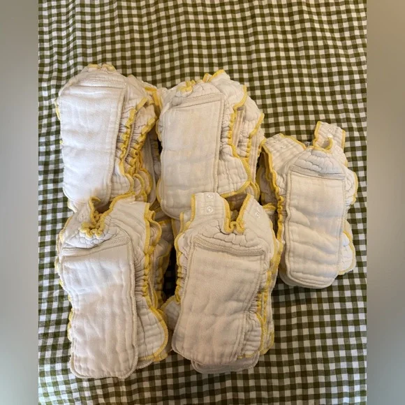 GMD Organic Unbleached Cloth-eez Workhorse Fitted Diapers - Picture 2 of 7